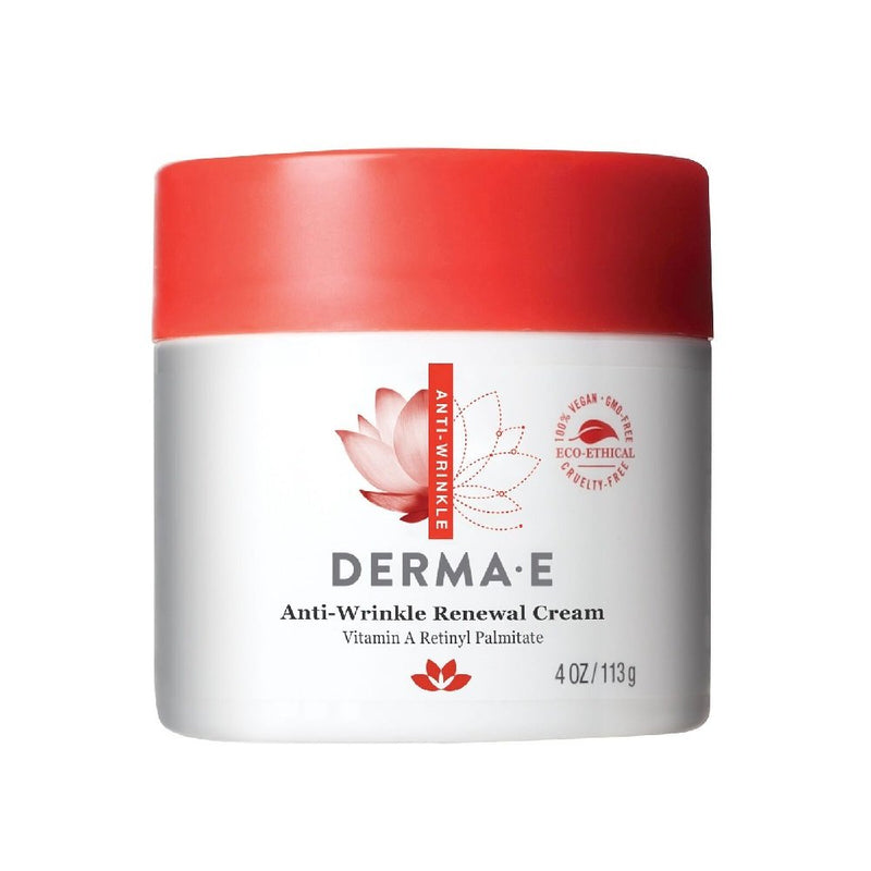 DERMA E Crème Rénovatrice Anti-Rides à la Vitamine A 113 g