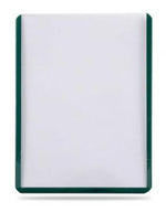 3" X 4" Green Border Toploader 25ct