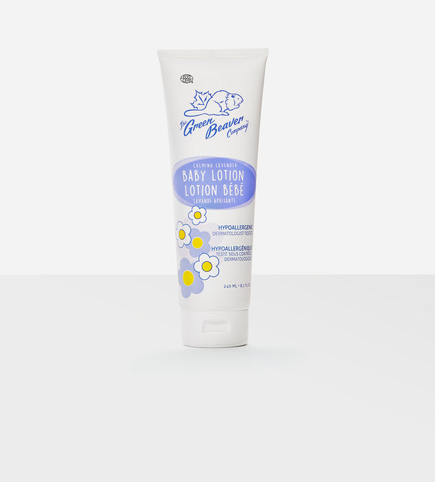 Green Beaver Co. Lotion apaisante naturelle pour bébé à la lavande 240 ml