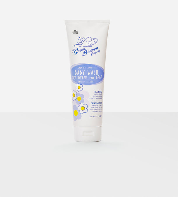 Cie Castor Vert. Nettoyant bébé naturel apaisant à la lavande 240 ml