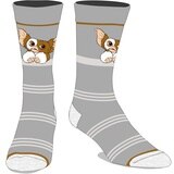 Chaussettes ras du cou à rayures grises et blanches Gremlins Gizmo de Bioworld