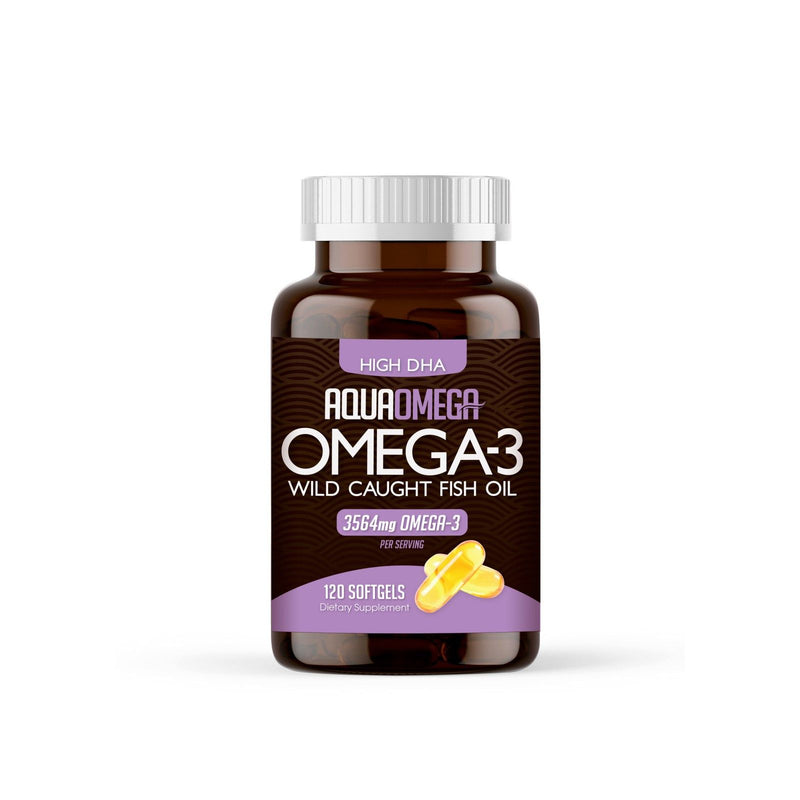 AquaOmega 1:5 Gel Doux à Haute DHA Oméga-3 120 ct