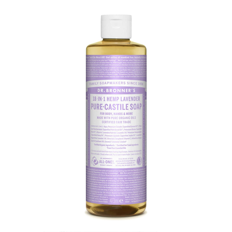 Savon Liquide Lavande Castille Bio Dr Bronner's 473 ml