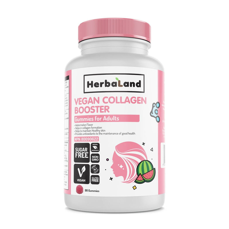 Herbaland Gummy pour Adultes : Végétalien Collagène 90 Gummies