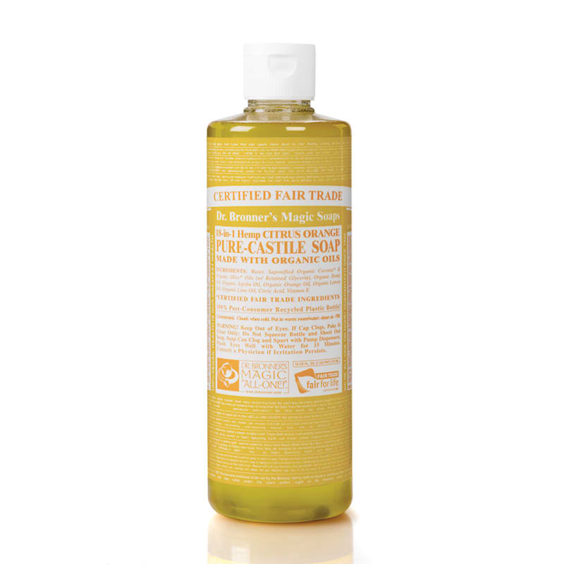 Savon Liquide de Castille aux Agrumes Bio Dr Bronner's 473 ml