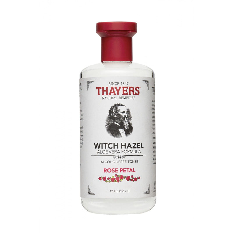 THAYER'S Company Alcohol-Free Rose Petal Witch Hazel w/Organic Aloe Vera Toner 355 ml