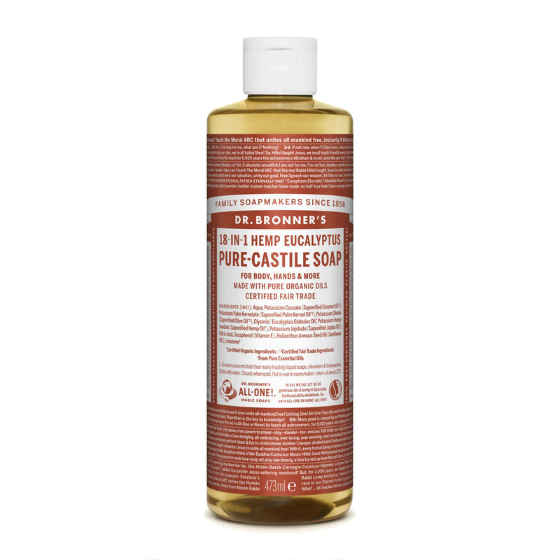 Dr Bronner's Savon Liquide Eucalyptus Castille Bio 473 ml