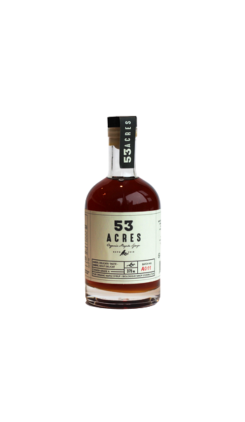 53 Acres - Sirop d'érable foncé Bio 375ml