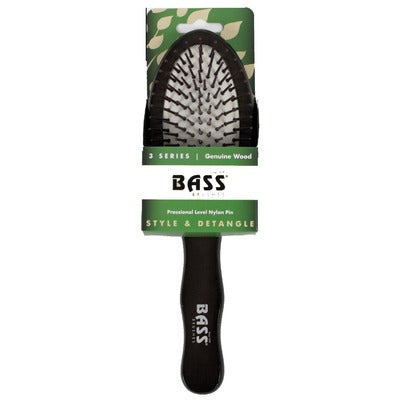 Bass Brushes 3 Series Large Oval Nylon Pin