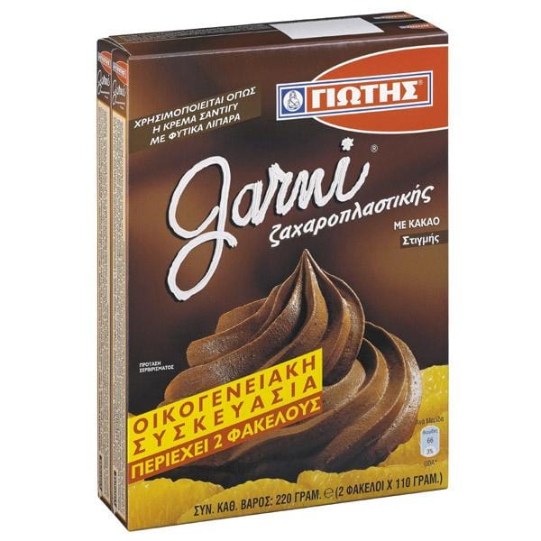 Mélange de crème fouettée instantanée au chocolat Jotis Garni 80g