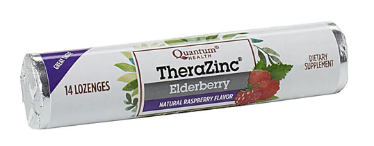 Quantum TheraZinc Pastilles Sureau Framboise 14 Pastilles