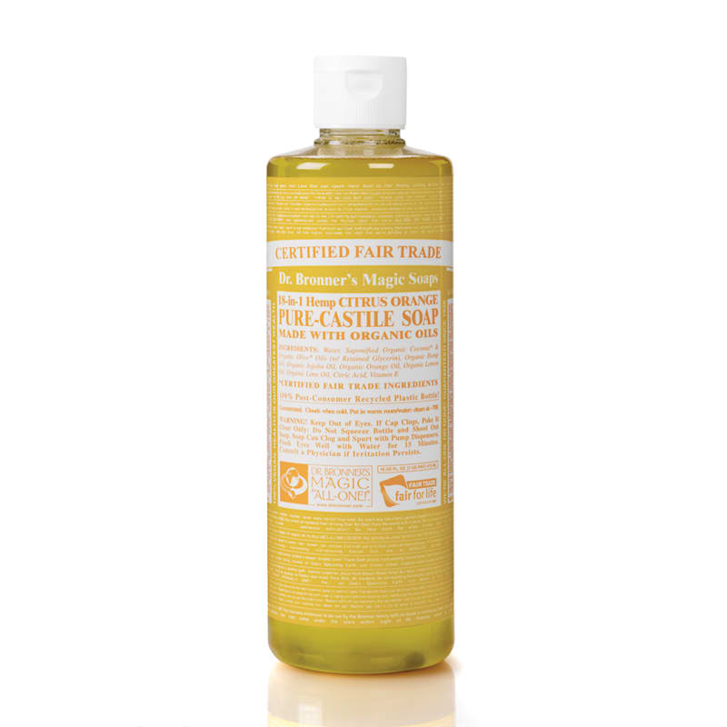 Dr Bronner's Organic Citrus Castile Liquid Soap 473 ml