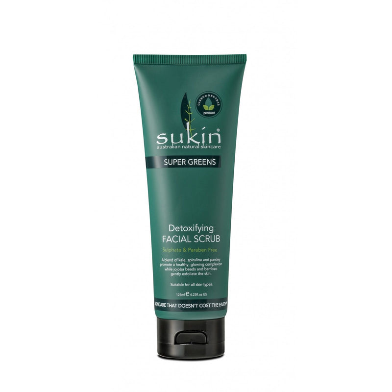 Sukin Super Greens Detoxifying Facial Scrub 125 ml