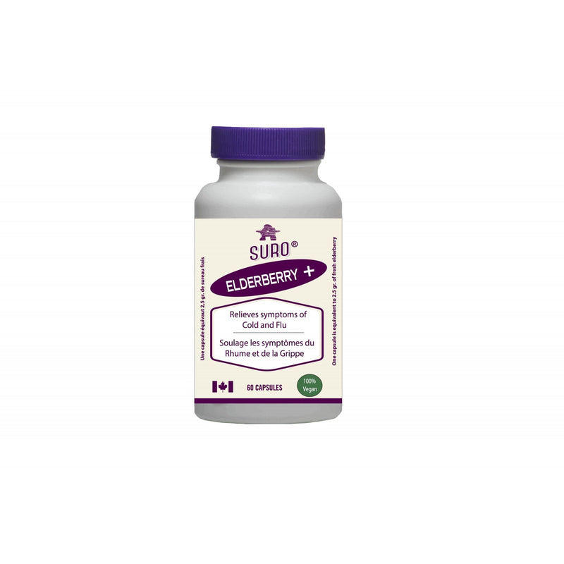 SURO Organic Elderberry Capsules 60 capsules