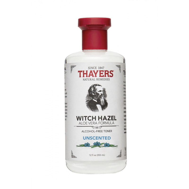 THAYER'S Company Alcohol-Free Unscented Witch Hazel w/Organic Aloe Vera Toner 355 ml