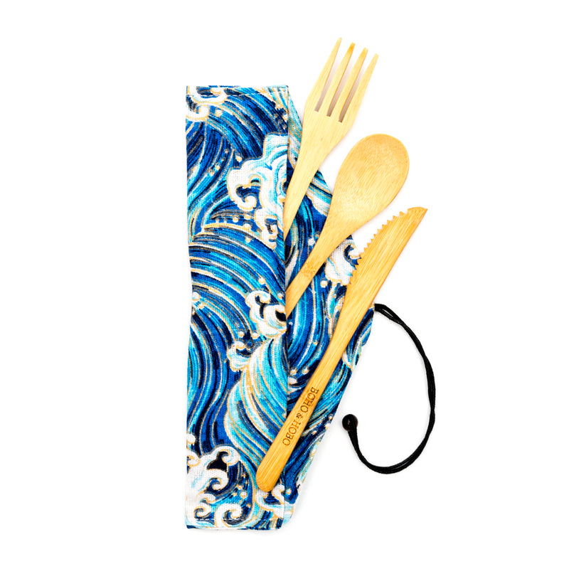 BOHO & HOBO Bamboo Cutlery Set